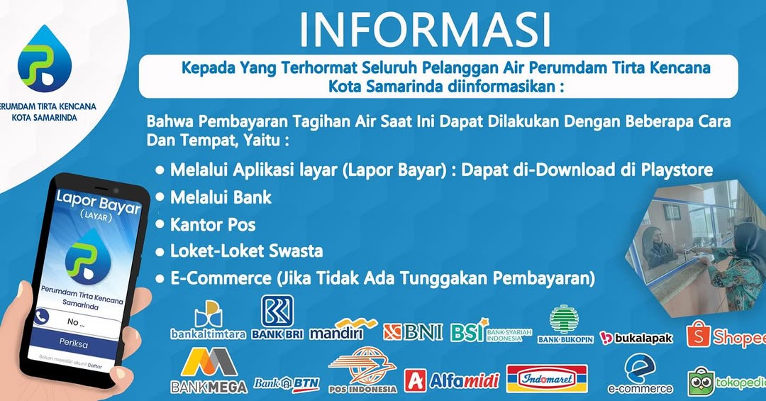 Informasi Pembayaran Air dan Pengaduan Perumdam Tirta Kencana