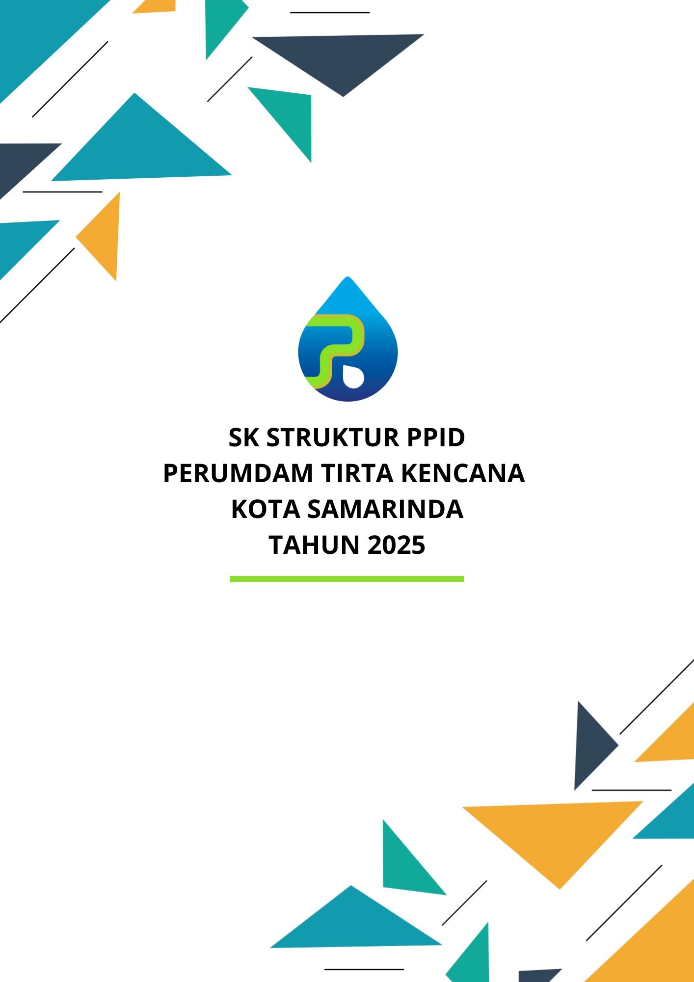 SK STRUKTUR PPID PERUMDAM TIRTA KECANA KOTA SAMARINDA